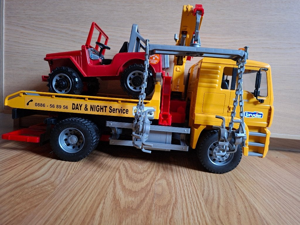 Takelwagen Bruder, Kinderen en Baby's, Ophalen, Zo goed als nieuw