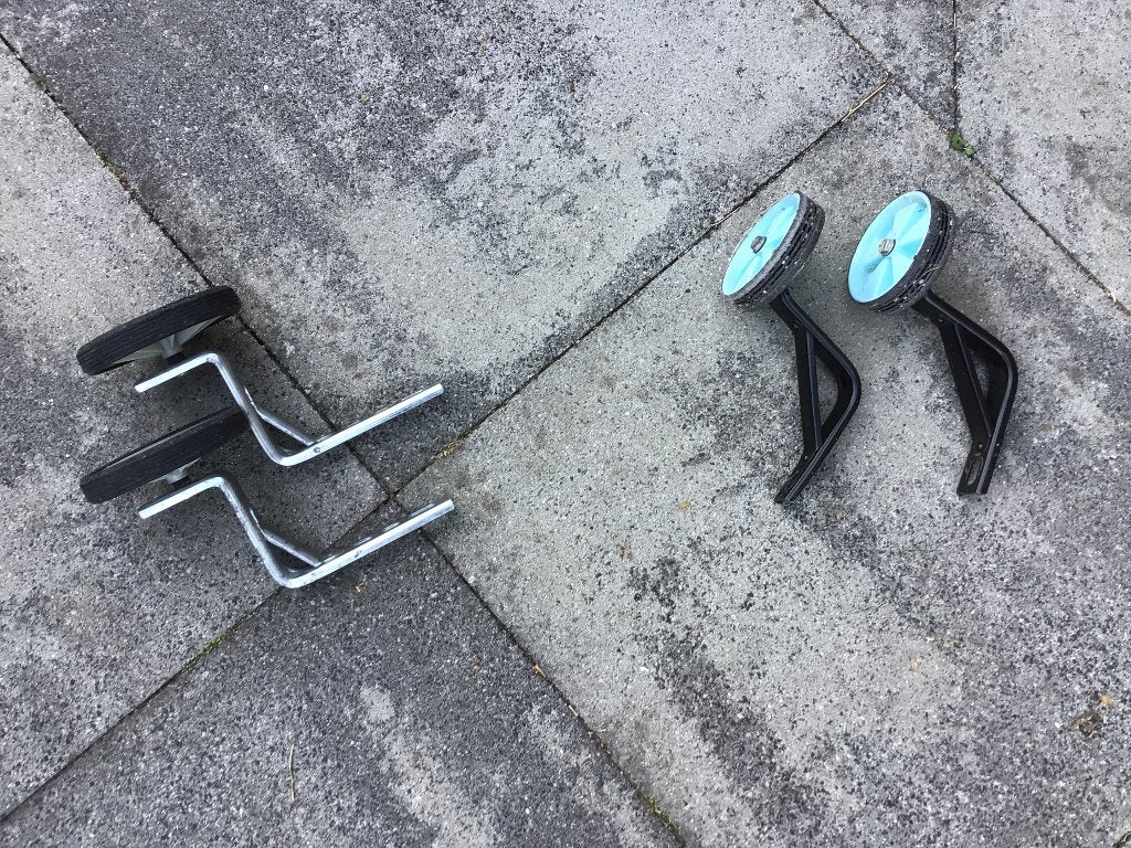 Steunwieltjes, Ophalen, Gebruikt
