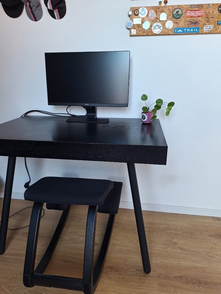 Moome "JON"  zwart designbureau, Maison & Meubles, Bureaux, Autres marques, Autres types, Démontable, Utilisé