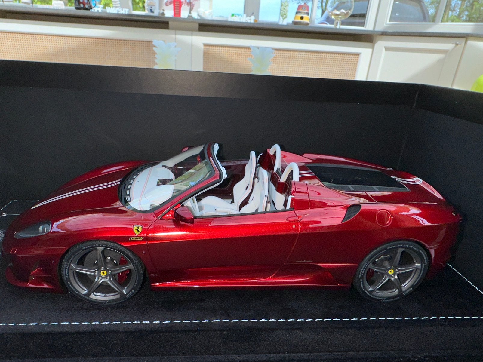 HH 1:18 Ferrari 430 Scuderia 16M spider (Rosso Fuoco), Hobby en Vrije tijd, Ophalen of Verzenden, Zo goed als nieuw