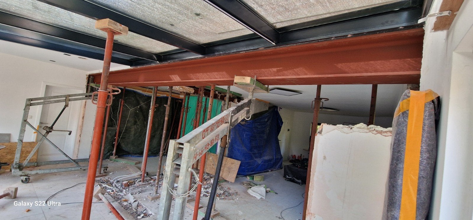 Algemene dragbalk steken, Renovatie werken., Doe-het-zelf en Bouw, Ophalen of Verzenden