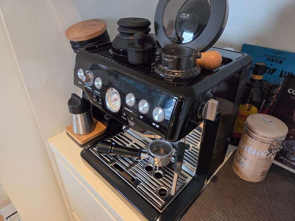 Sage barista express, Ophalen