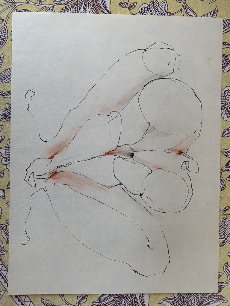 Schets squating figure - Kalix, Ophalen