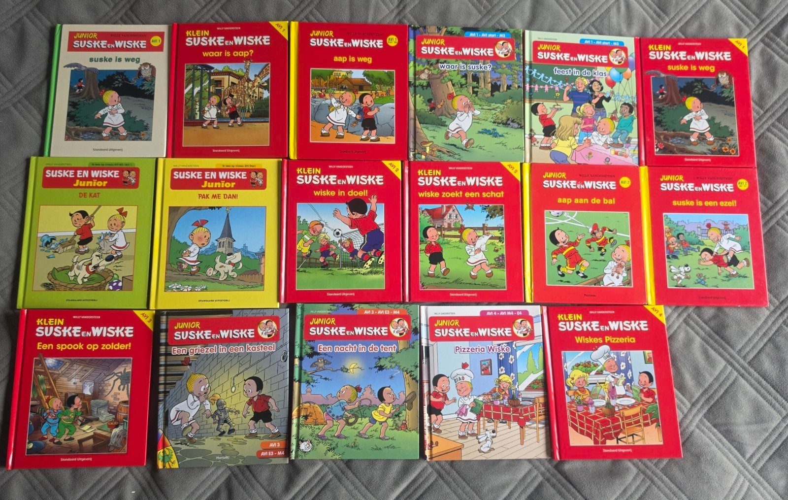 Suske en Wiske Avi1 tot Avi4, Boeken, Ophalen