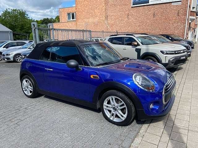 MINI One Cabrio Mini Cabriolet 1.5i NAVI ALU PDC, Auto's, Mini, 4 zetels, Cabriolet, Blauw, 100 pk