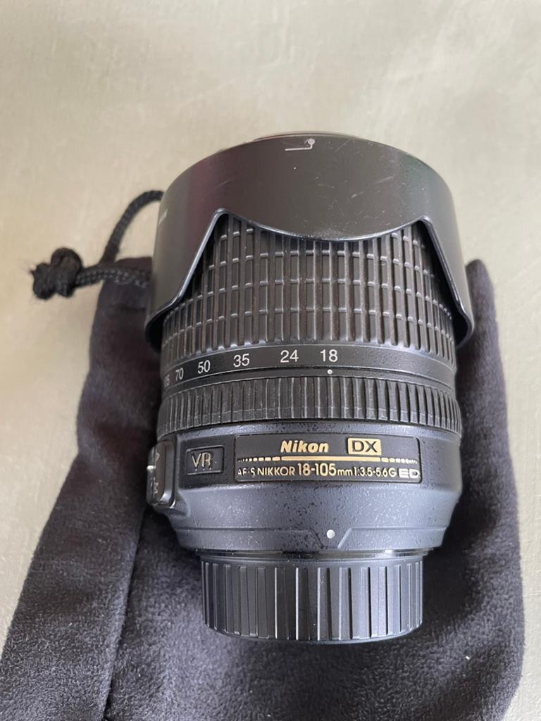 Nikon AF-S DX NIKKOR 18-105mm f/3.5-5.6G ED VR, Ophalen, Zo goed als nieuw