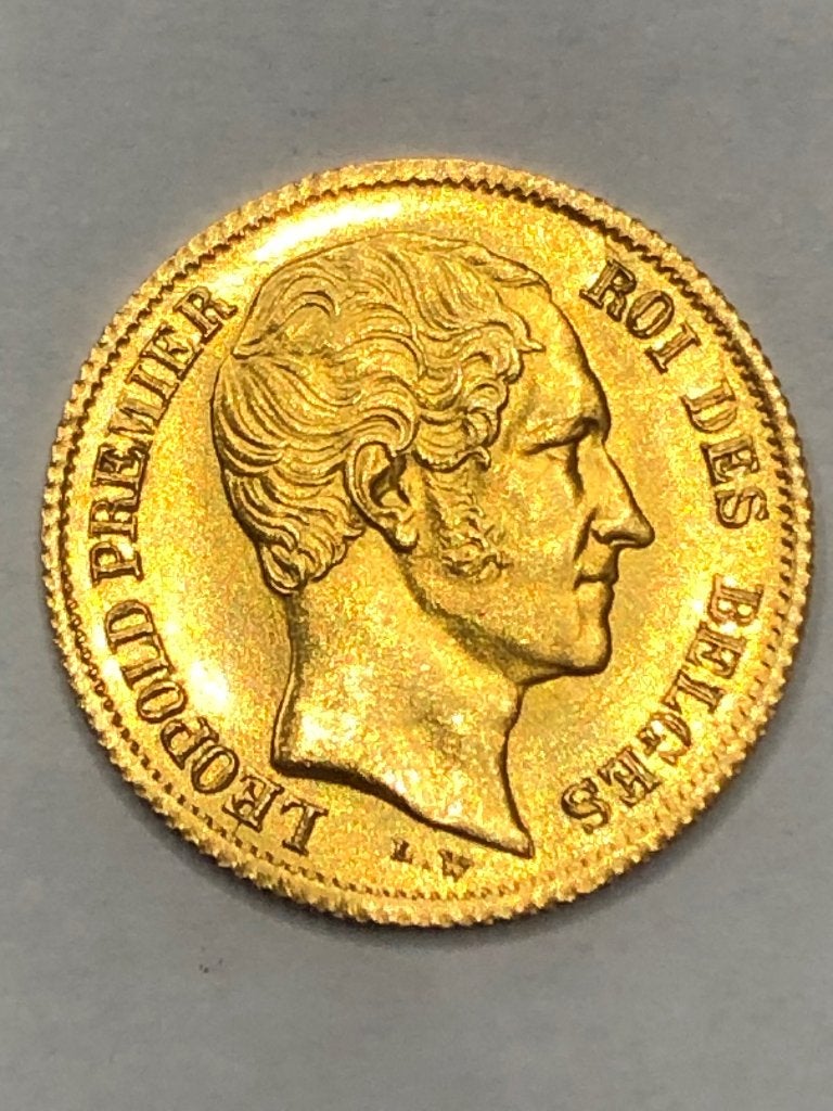 Munt goud België 10 FR Leop I jaar 1850 kwaliteit zeldzaam !, Ophalen, Goud, Losse munt, Goud