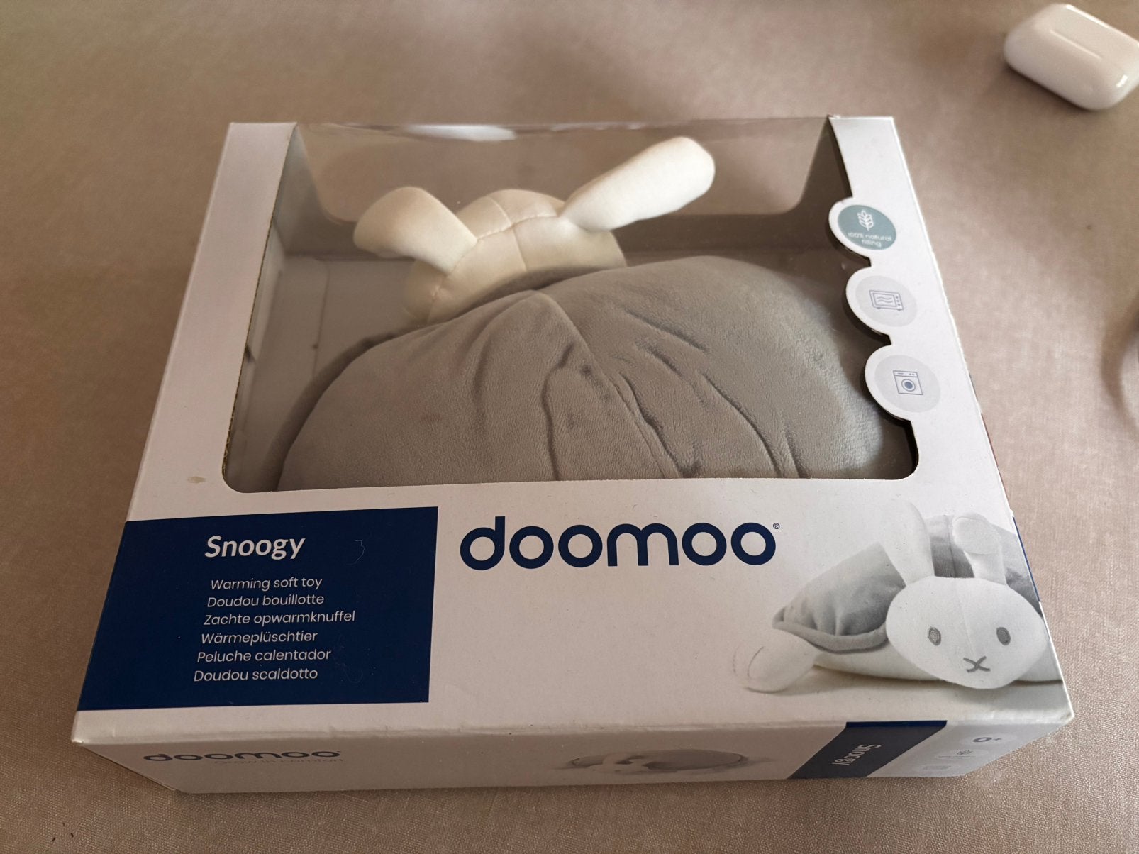 Doomoo Snoogy - Warmteknuffel Baby, Ophalen, Zo goed als nieuw