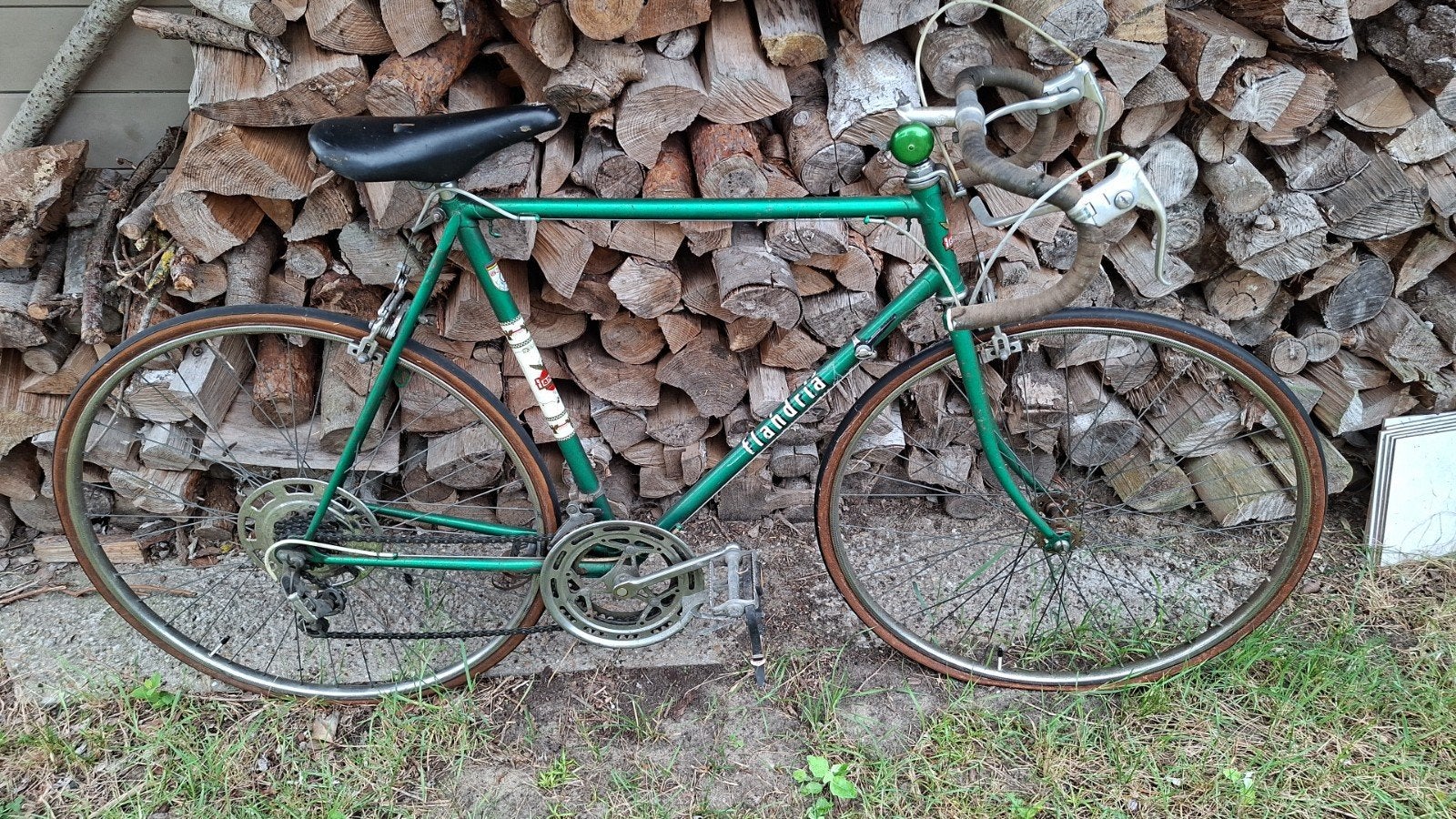 Vintage Flandria Koersfiets, Fietsen en Brommers, Fietsen | Oldtimers, Ophalen, Velgrem, Flandria, Jaren '60 of nieuwer