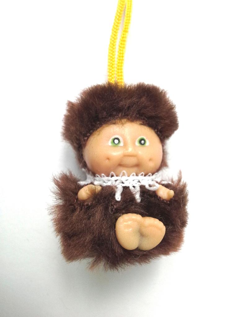 Collier mini peluche Patouf brun vintage, Ophalen, Gebruikt, Bruin