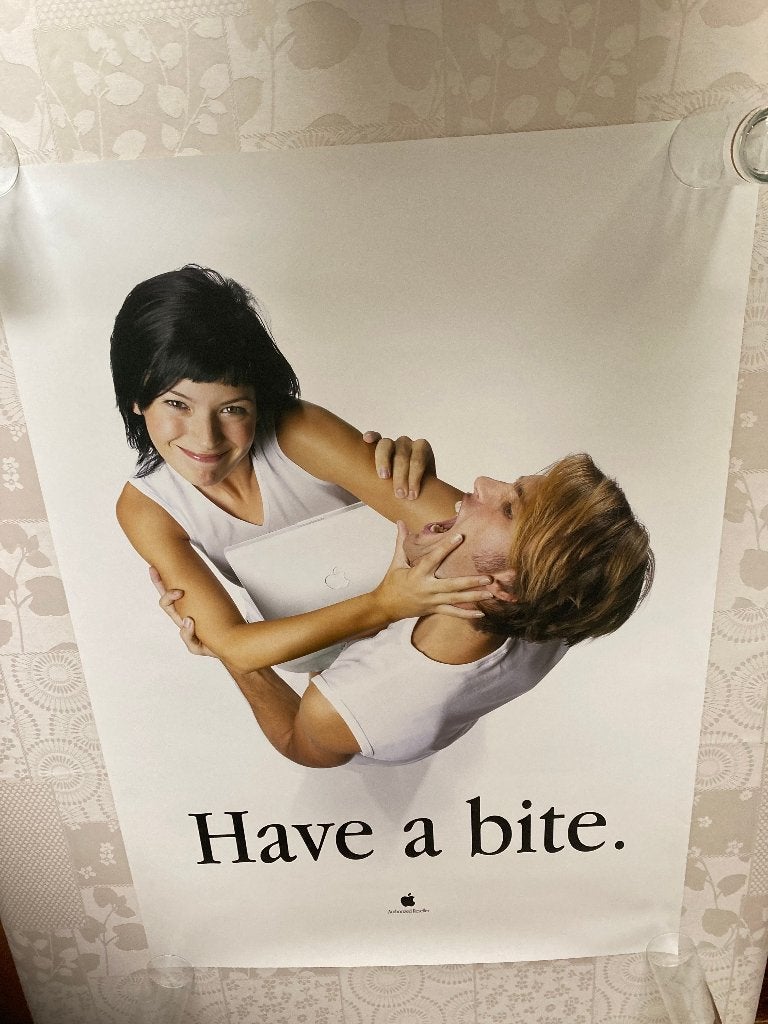 Poster APPLE „Have a bite”, Computers en Software, Overige Computers en Software, Nieuw, Ophalen of Verzenden