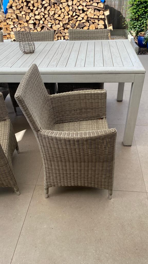 6 bristol stoelen + kussens, Enlèvement ou Envoi, Comme neuf