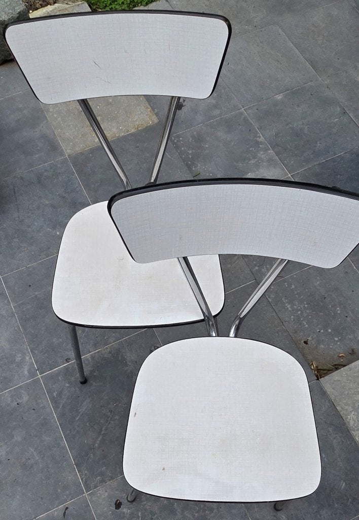 Formica stoelen, Huis en Inrichting, Ophalen, Gebruikt, Overige materialen