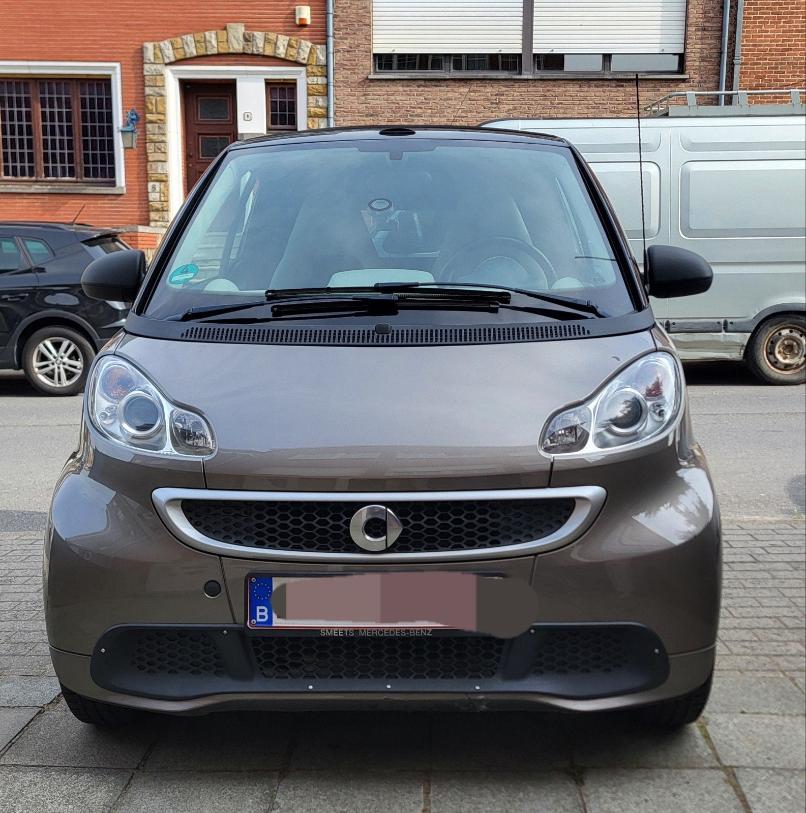 Mooie Smart fortwo, Auto's, Automaat, Euro 5, Beige, Cabriolet