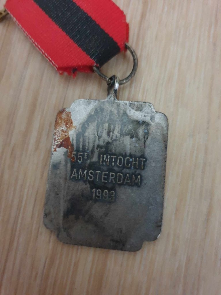 Medaille Sint - Nikolaastocht Amsterdam 1993, Ophalen of Verzenden