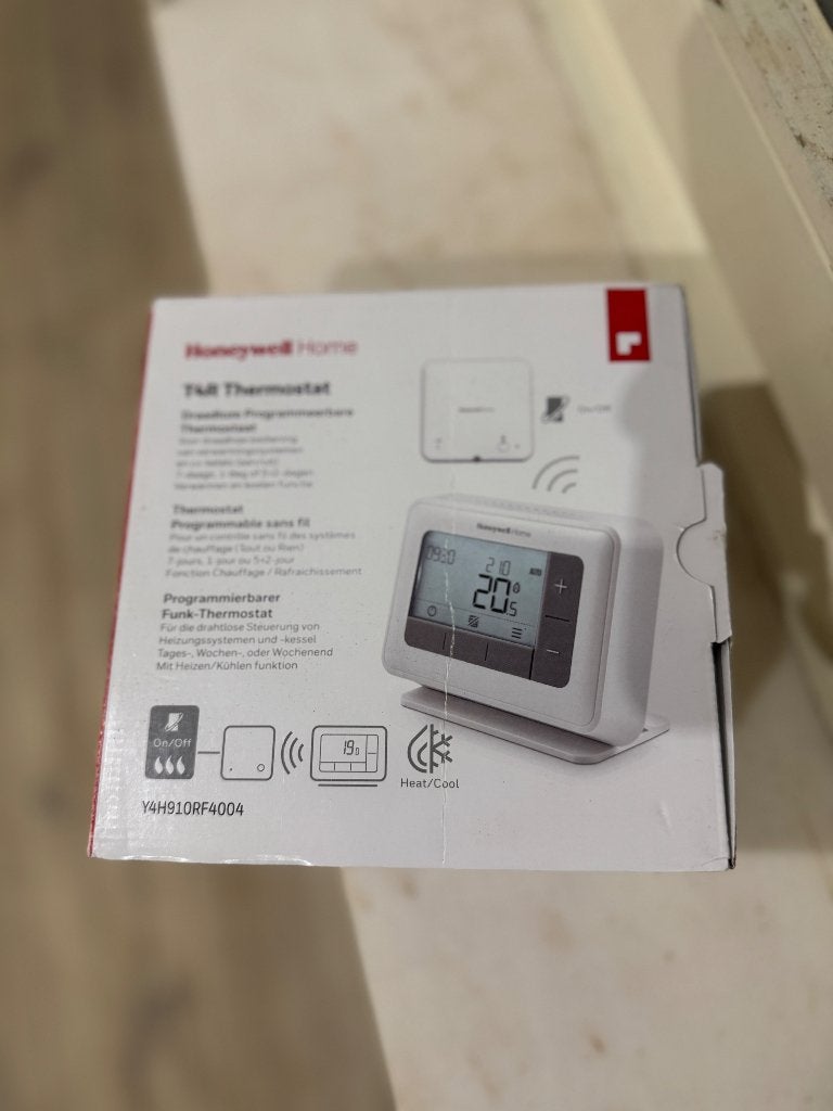 Honeywell Home T4R draadloze thermostaat, Ophalen of Verzenden, Slimme thermostaat, Nieuw