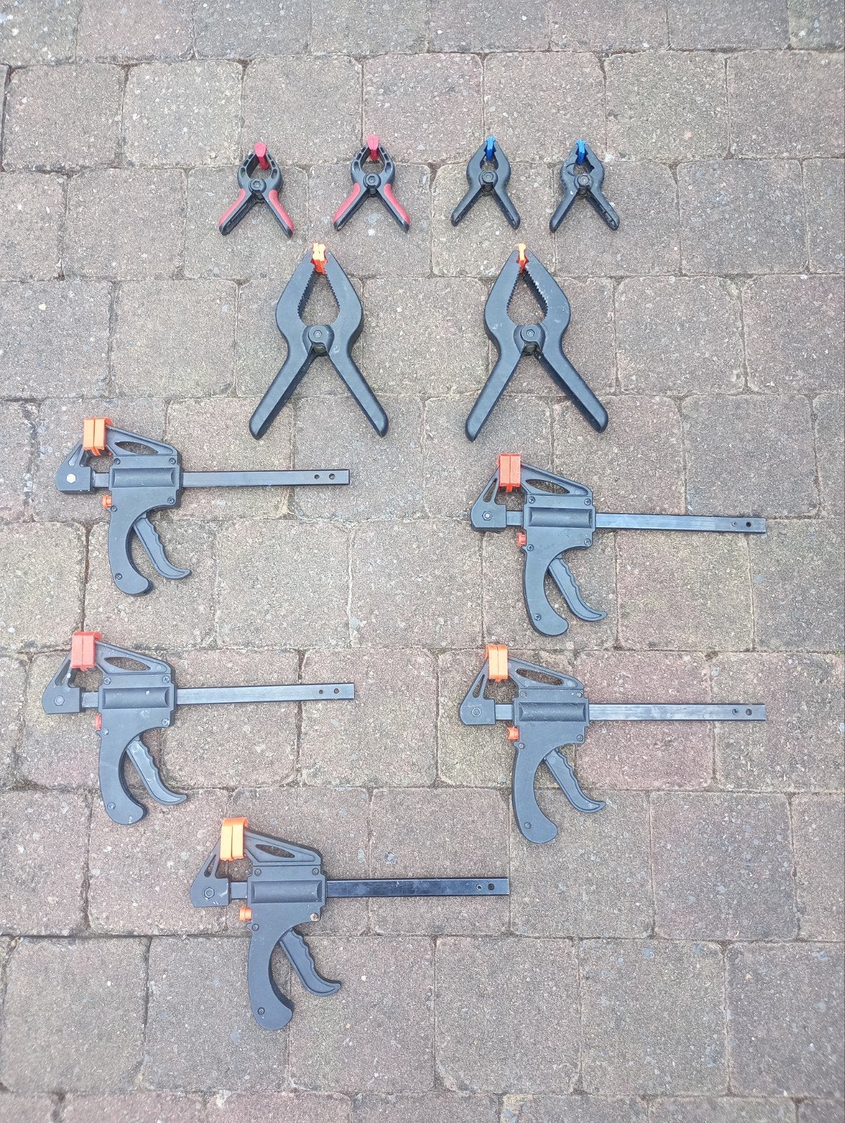 Set sergeanten/lijmklemmen, Doe-het-zelf en Bouw, Gereedschap | Handgereedschap, Ophalen
