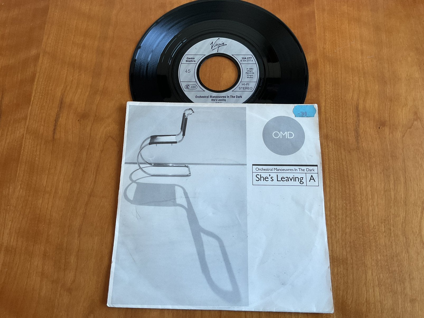 OMD - She’s Leaving., Cd's en Dvd's, Vinyl Singles, Ophalen of Verzenden, Gebruikt