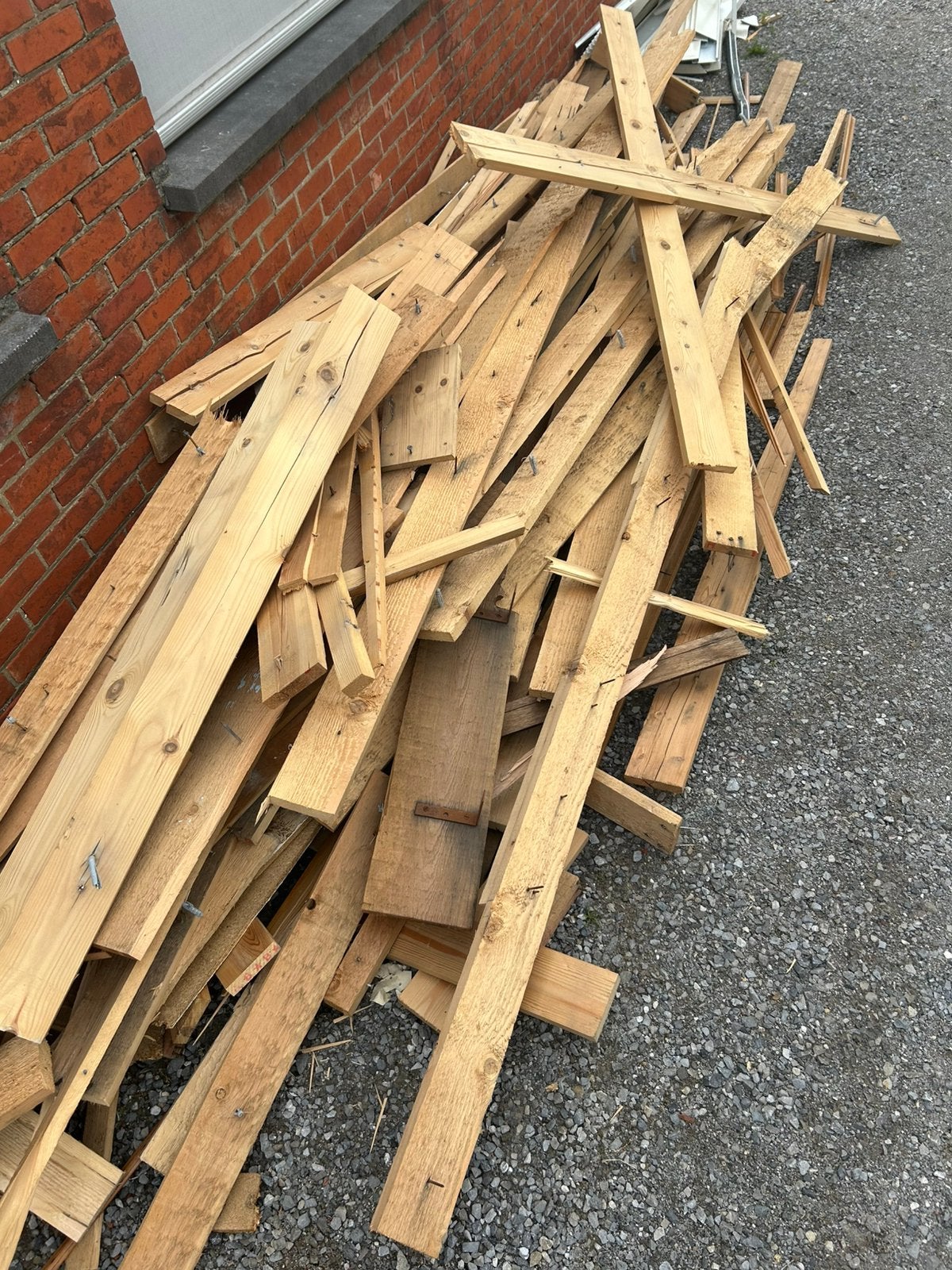 Gratis brandhout, Tuin en Terras, Brandhout, Ophalen