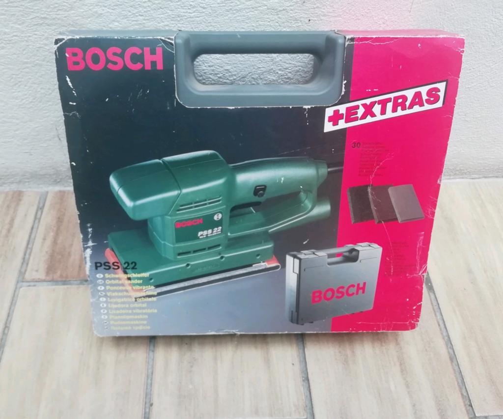BOSCH schuurmachine, Doe-het-zelf en Bouw, Gereedschap | Schuurmachines, Ophalen, Zo goed als nieuw, Vlakschuurmachine