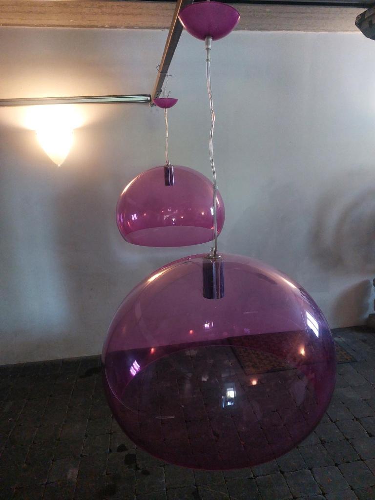 Kartell hanglampen, Kunststof, Gebruikt, Ophalen of Verzenden, Modern