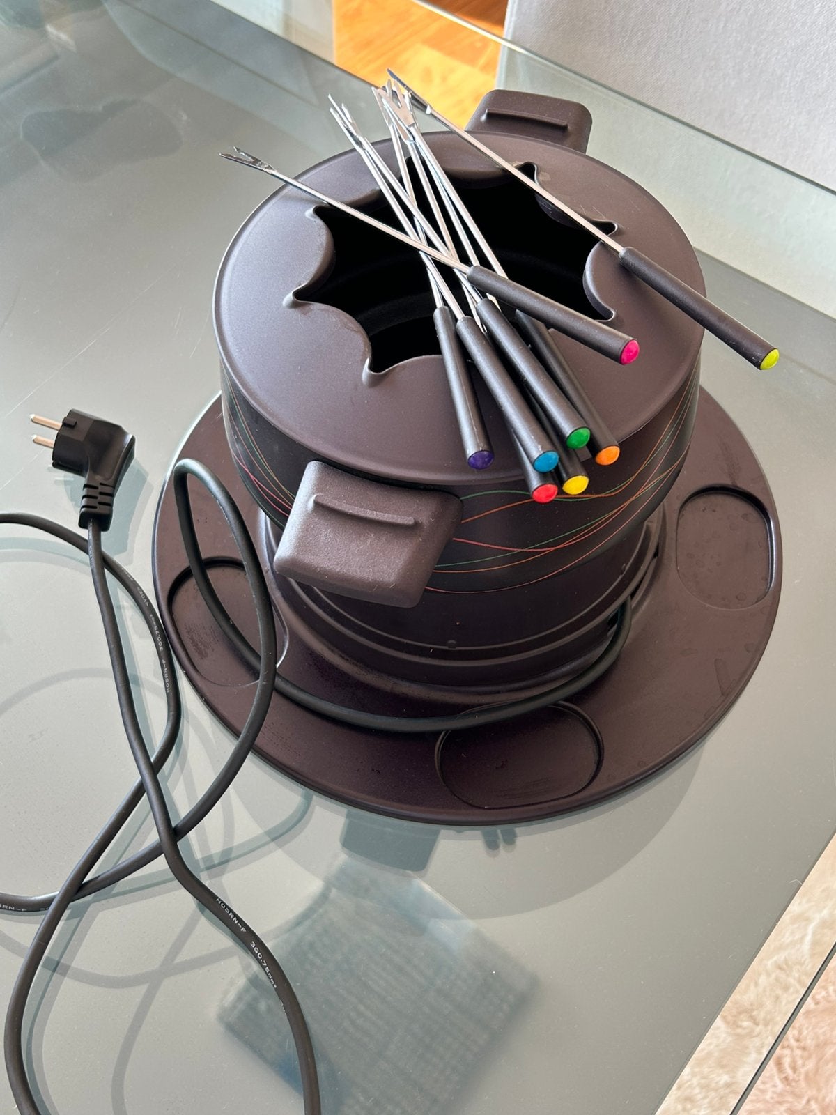 Service à fondue chocolat/fromage Tefal - Neuf jamais servi, Electroménager, Enlèvement, Neuf, Électrique, Service à fondue