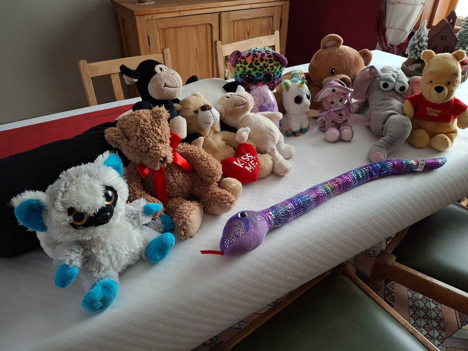 12 peluches, Ophalen, Zo goed als nieuw