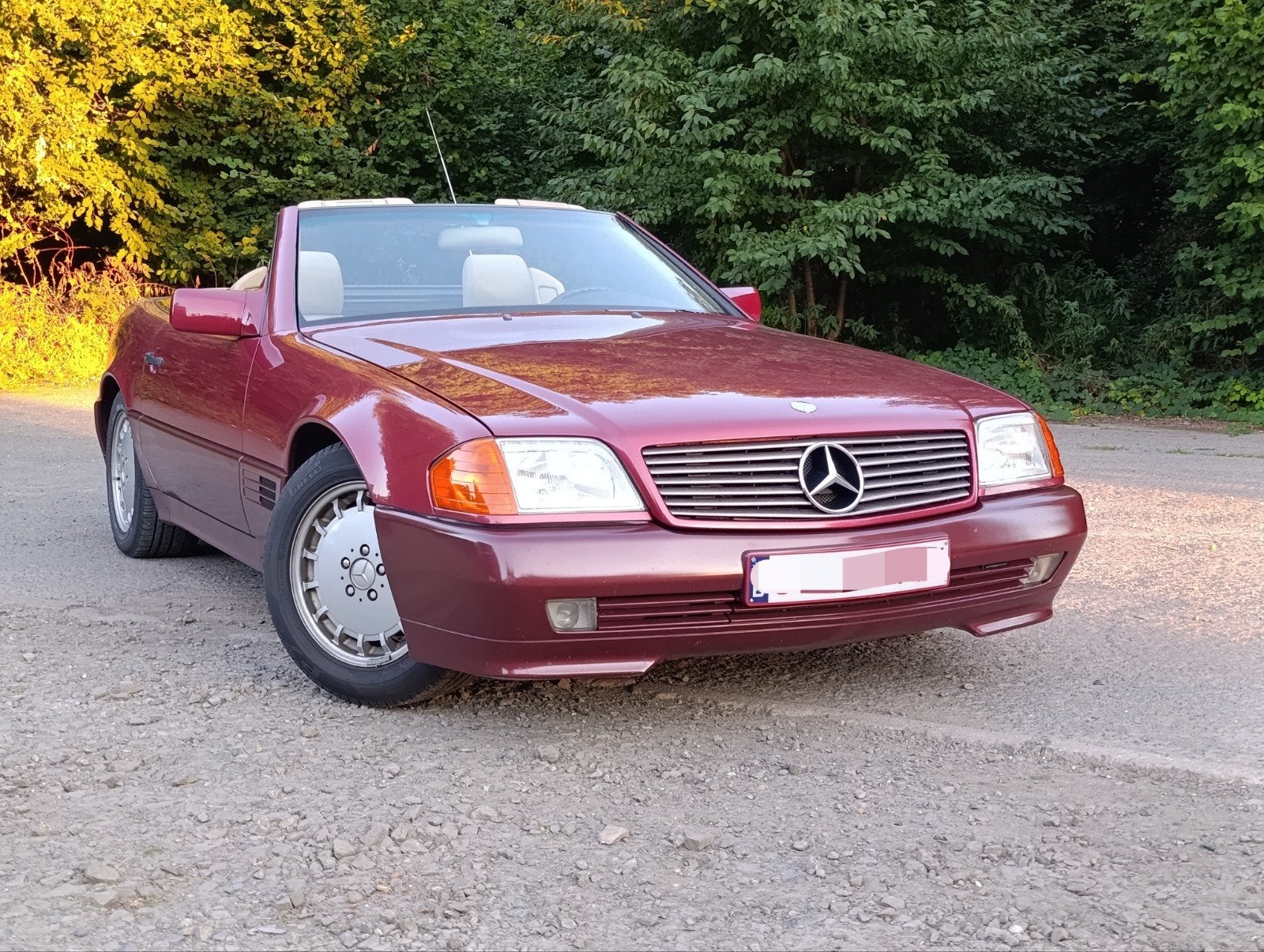 Mercedes-Benz 300 SL cabriolet R129 uit 1989, Auto's, Achterwielaandrijving, Beige, Cabriolet, Particulier
