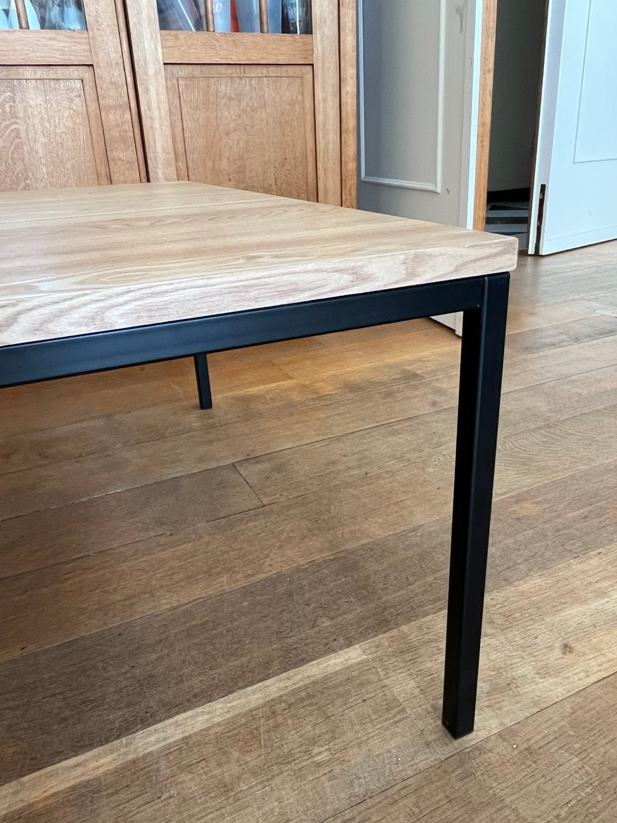 Table basse - Bois & Metal, Maison & Meubles, 50 à 100 cm, Enlèvement, 50 à 100 cm, Autres essences de bois