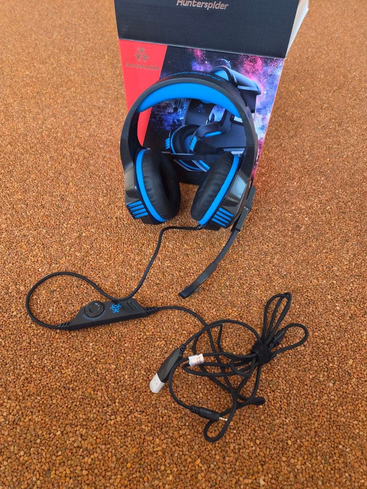 Gaming headset van Hunterspider, Enlèvement ou Envoi, Hunterspider, Comme neuf, Filaire