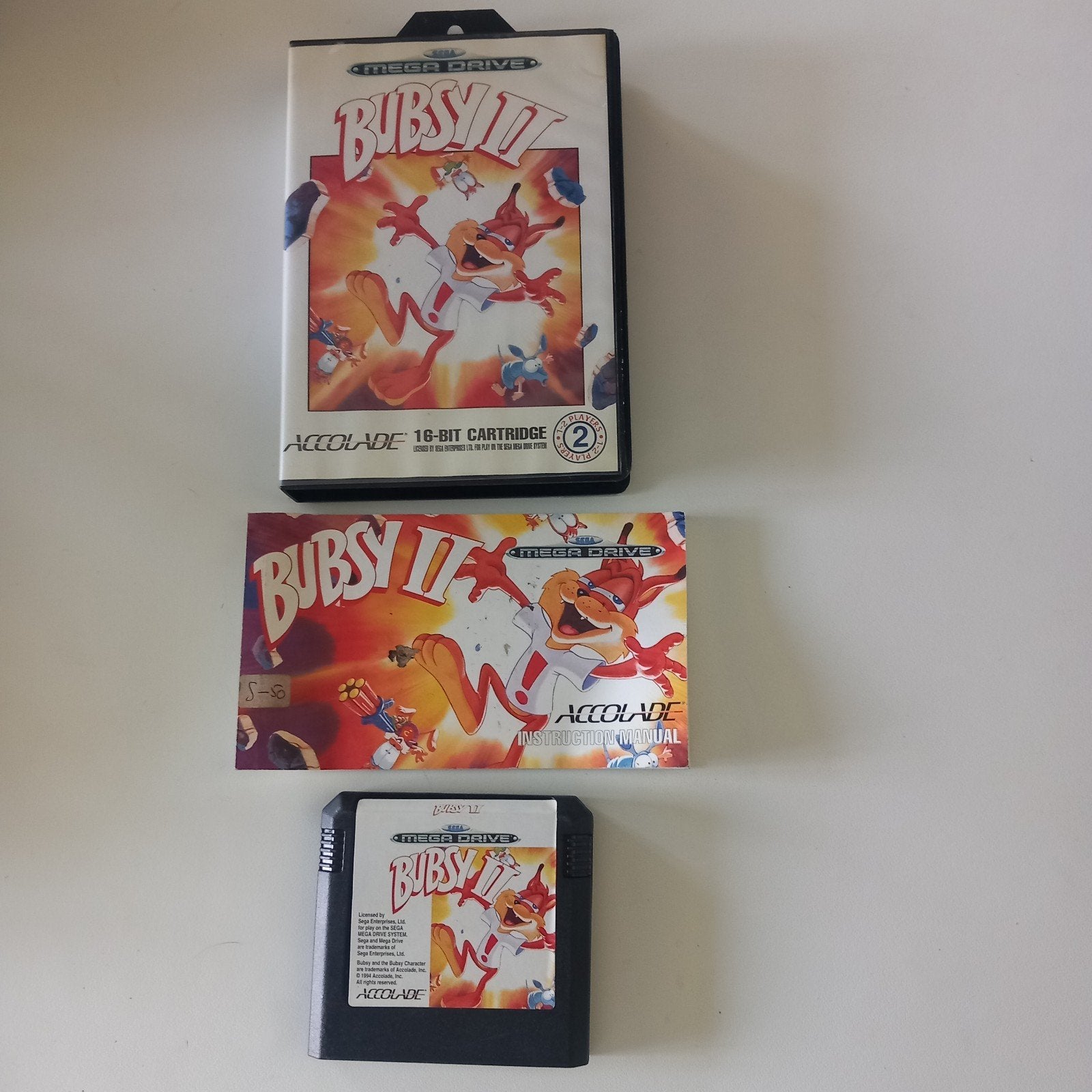 Bubsy 2 Sega Mega Drive pal, Enlèvement ou Envoi, Mega Drive