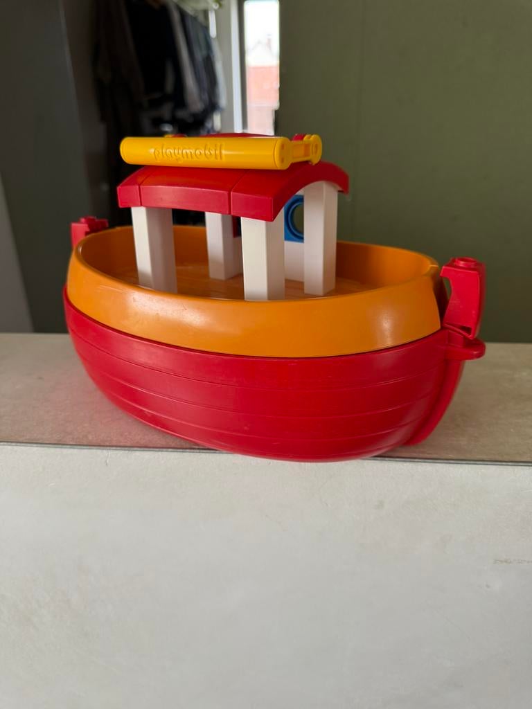 Playmobiel dierenboot, Ophalen of Verzenden, Gebruikt