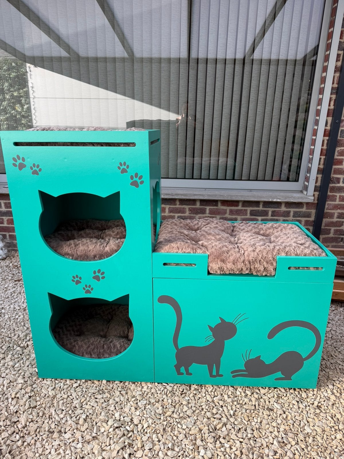 Unieke katten krabpaal/toren, Enlèvement, Comme neuf
