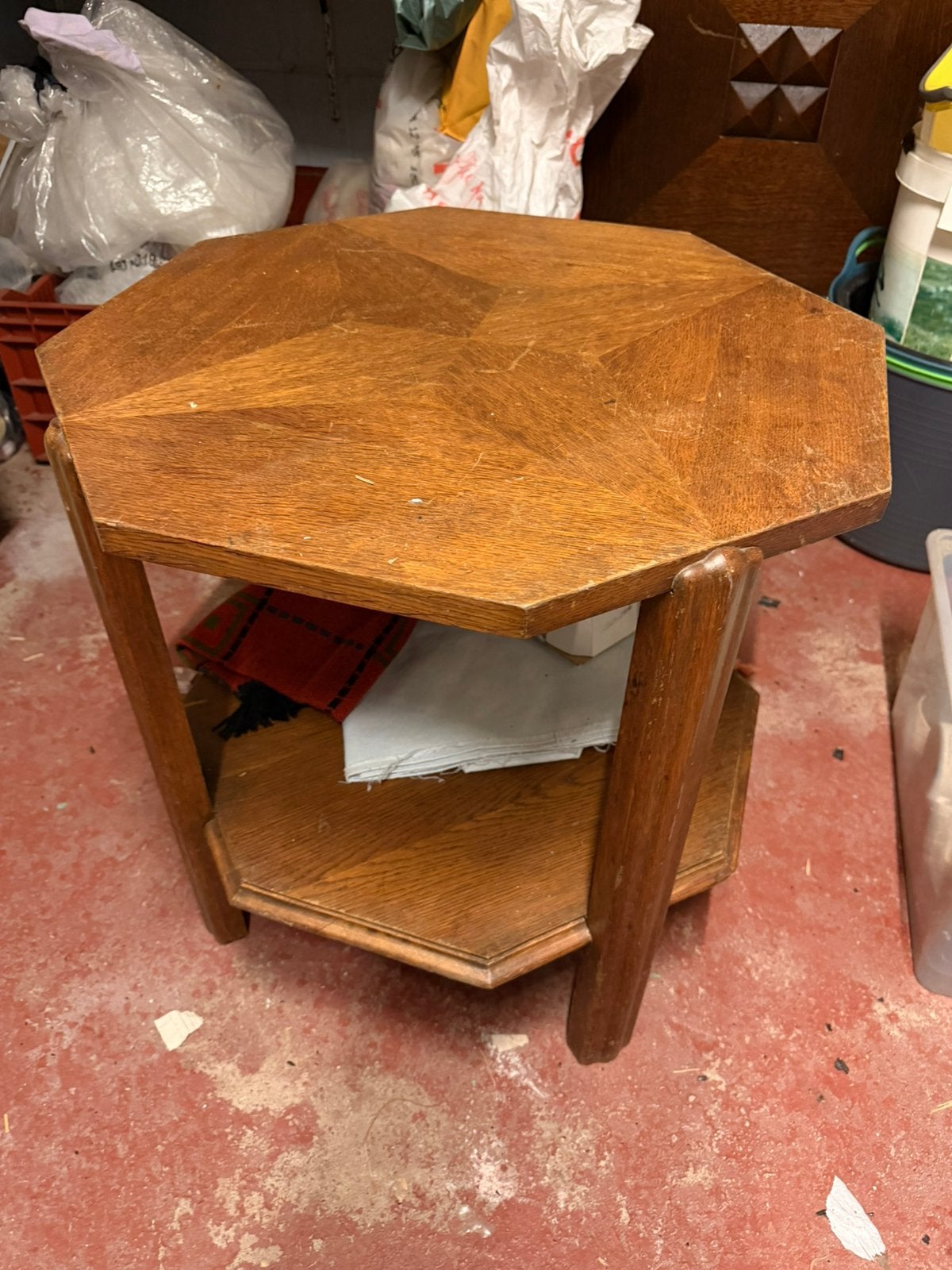 Bijzettafel, Ophalen