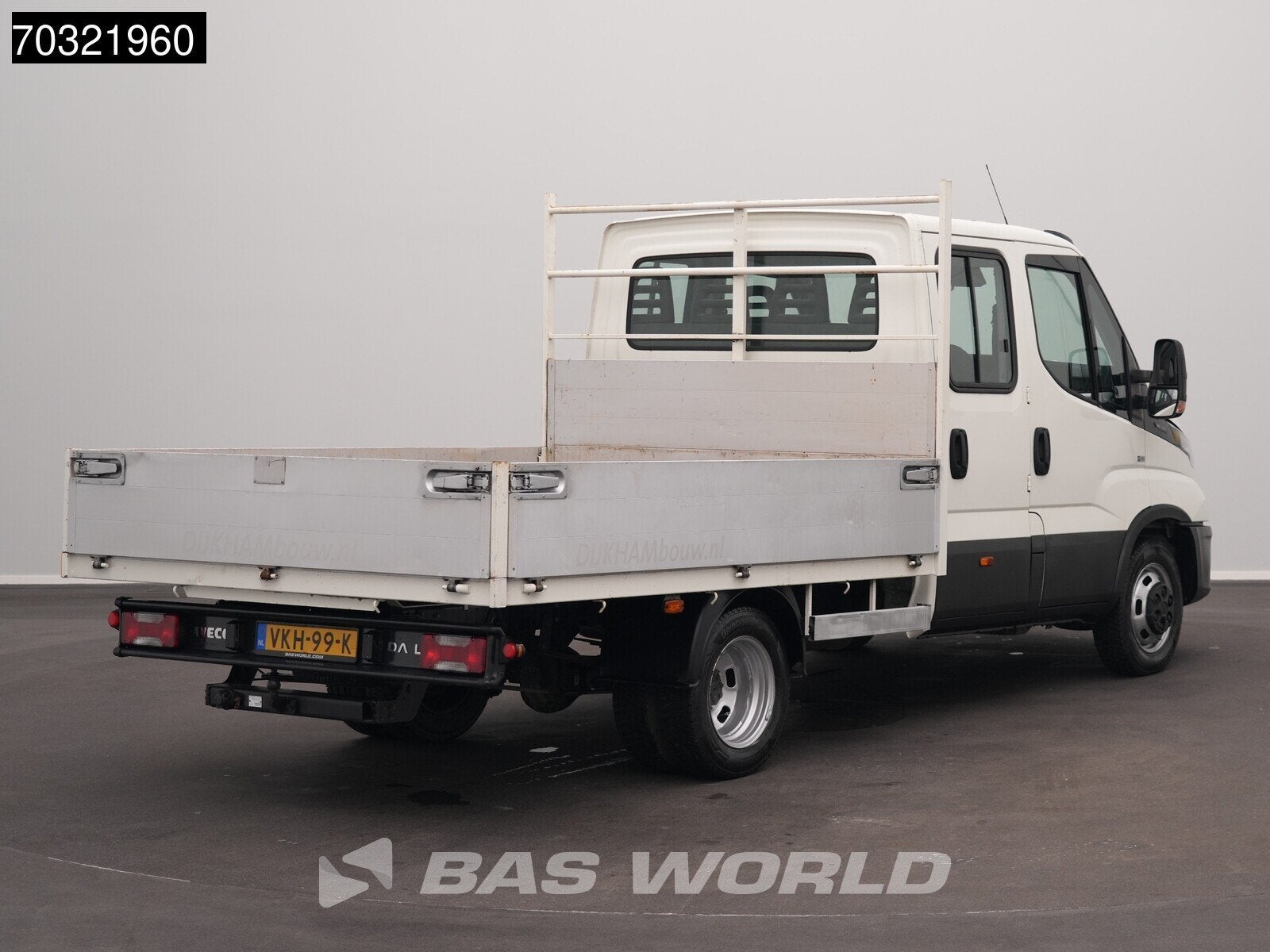 Iveco Daily 35C14 Dubbel Cabine Open Laadbak Dubbellucht 3,5, Stof, Gebruikt, Euro 6, Iveco