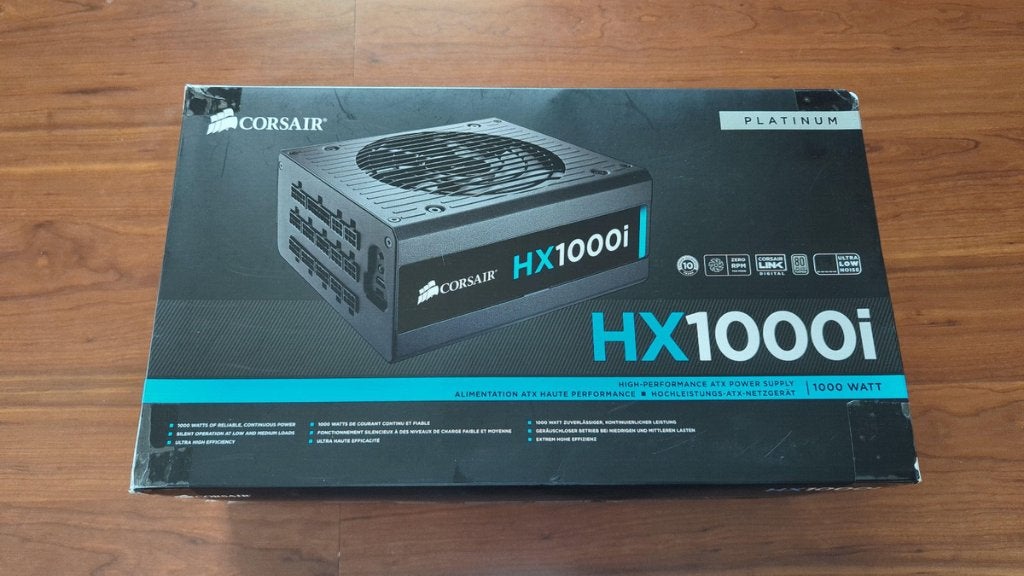 Corsair hx1000i Platinum, Informatique & Logiciels, Alimentations internes, Enlèvement, Utilisé