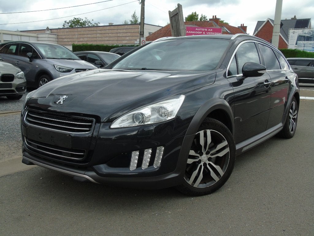 Peugeot 508 RXH Hybrid 4wd 2.0HDI *2014 *Navi*Xenon*AUTOMAAT, Automaat, Euro 5, Zwart, 4 cilinders
