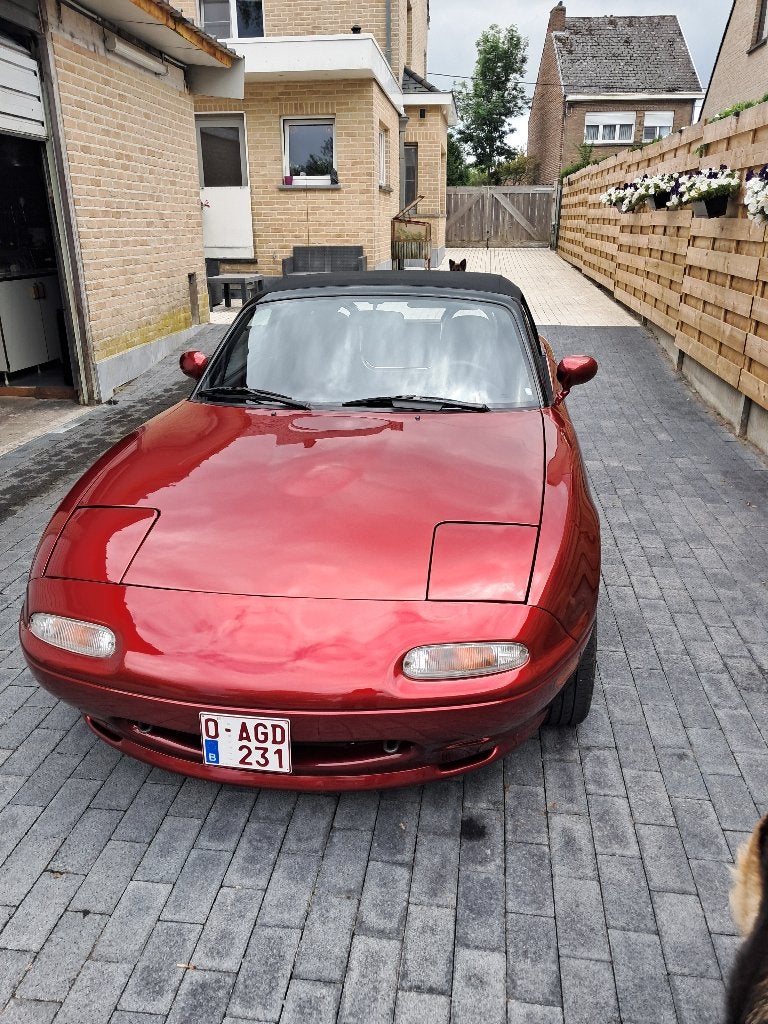 Mazda mx5 na, Auto's, Zwart, 4 cilinders, Cabriolet, 1600 cc
