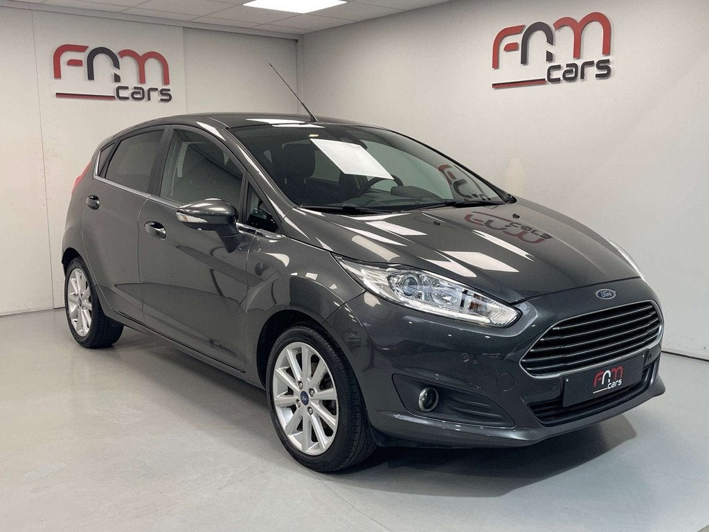 Ford Fiesta 1.0 EcoBst 81.000km bwj2017 1ste eigenaar Garant, Argent ou Gris, 998 cm³, Entreprise, 5 portes