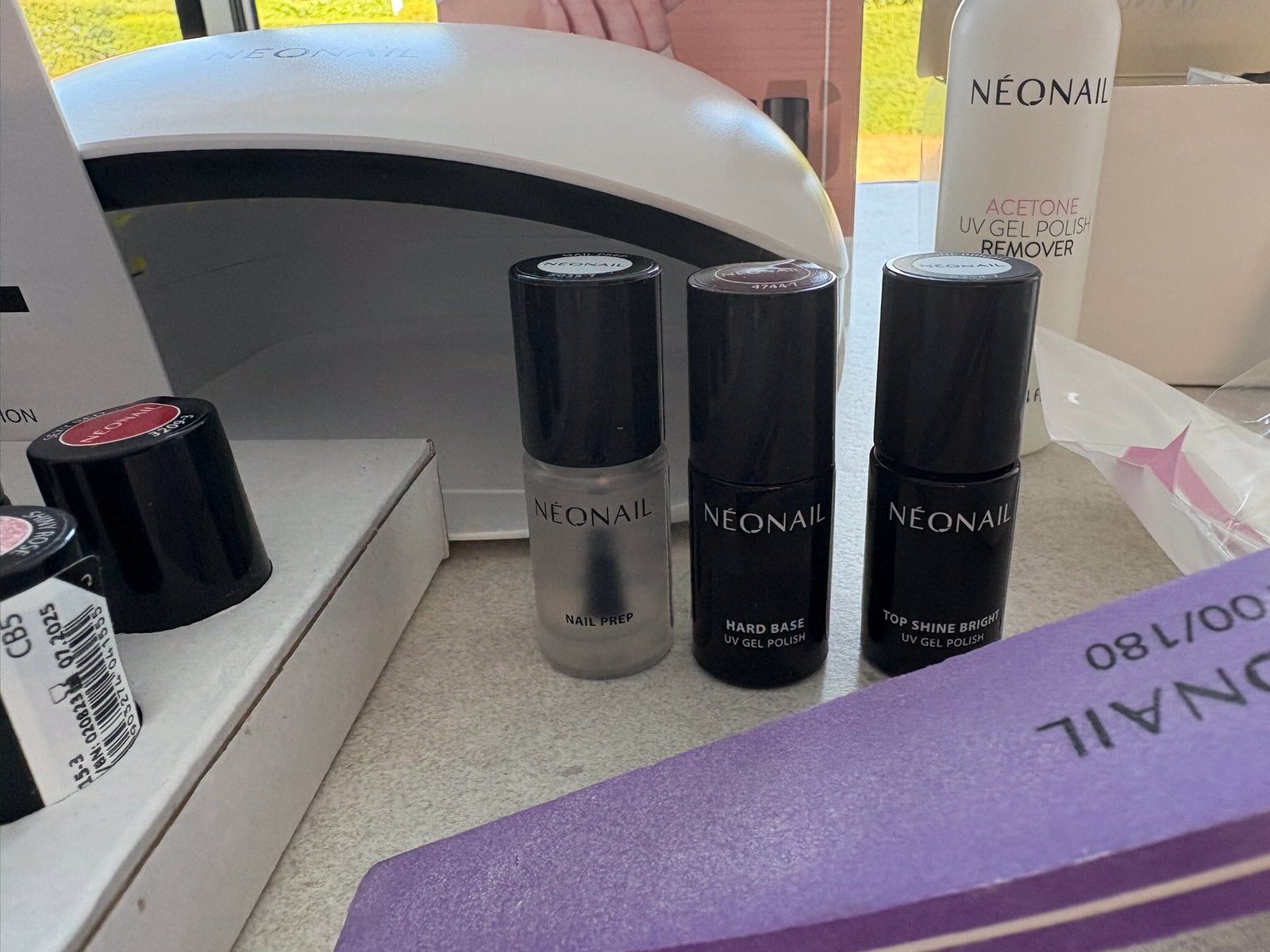Uv lamp nagels en toebehoren, Handtassen en Accessoires, Uiterlijk | Cosmetica en Make-up, Ophalen, Wit, Zo goed als nieuw, Accessoires