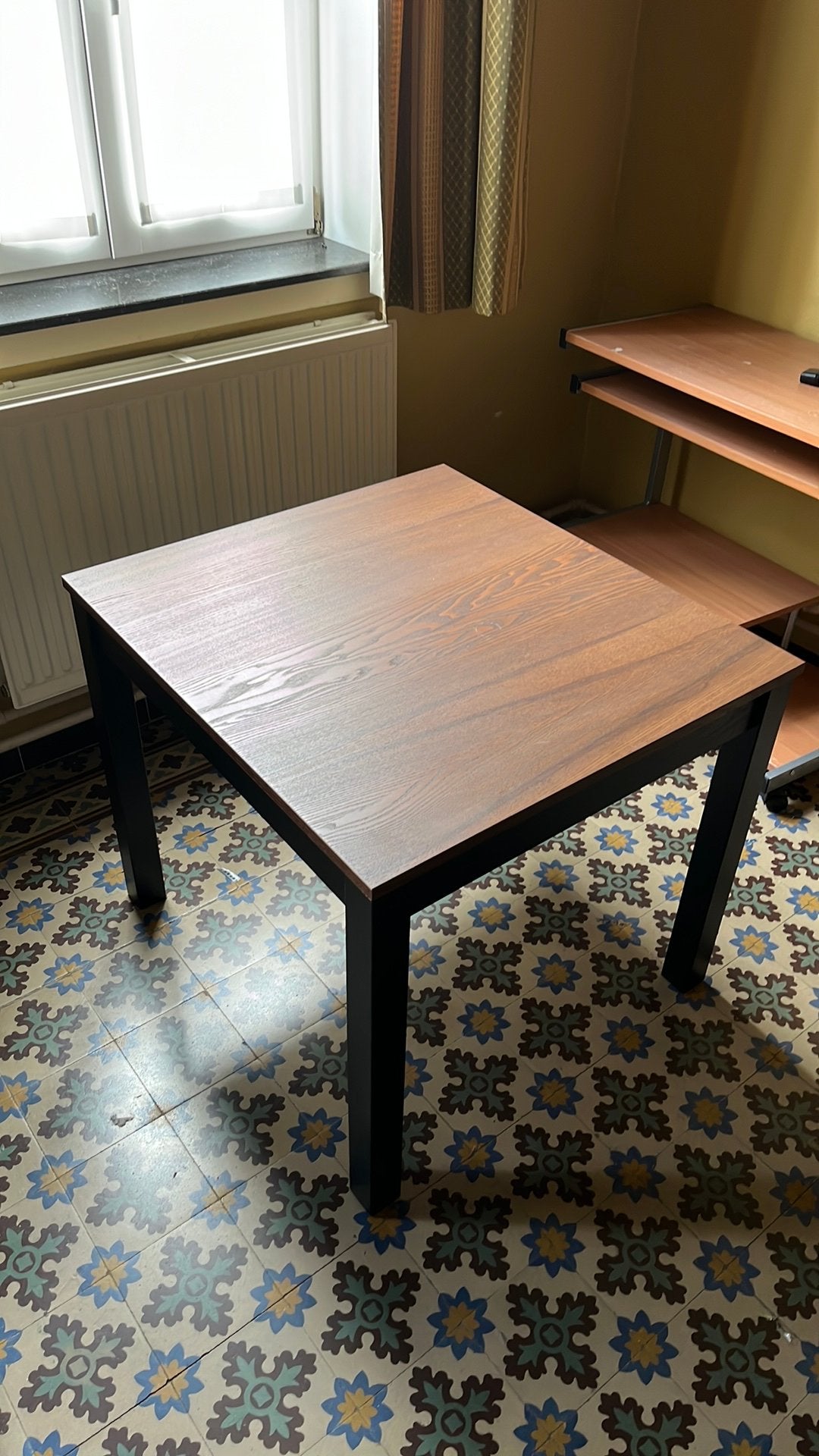 Tafeltje, Huis en Inrichting, Tafels | Bijzettafels, Gebruikt, Rechthoekig, Hout, Ophalen