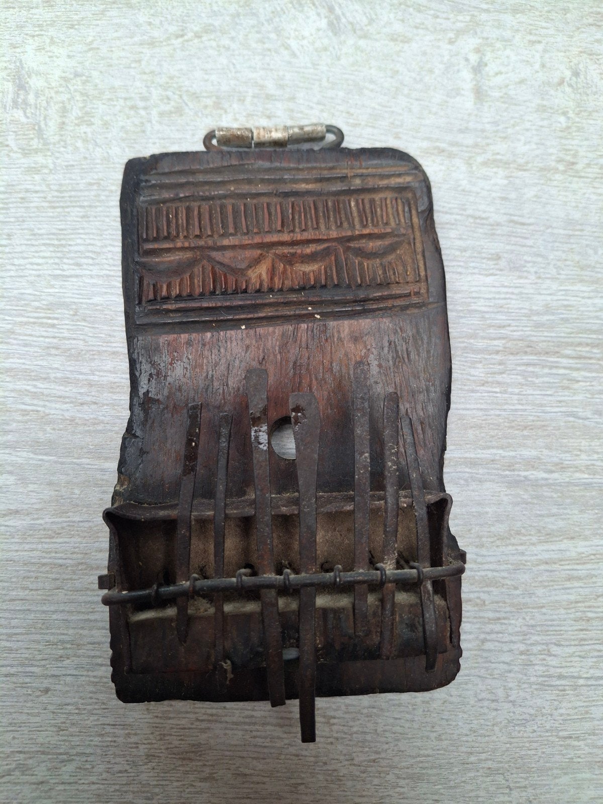 Afrikaanse duimpiano Sanza Chokwe Likembe - DR Congo, Antiek en Kunst, Ophalen of Verzenden