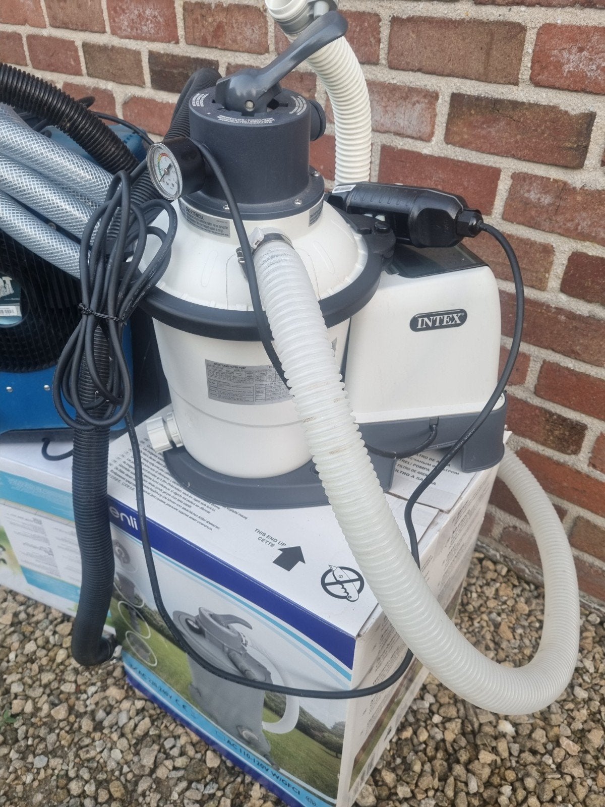 Krystal Clear SX925 Zandfilterpomp met gratis warmtepomp, Ophalen, Zo goed als nieuw, Filter
