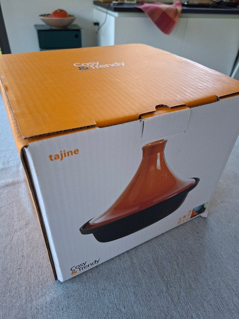 Tajine Cosy & Trendy - Gietijzeren Schaal - Ø25cm, Compatible induction, Enlèvement, Tajine