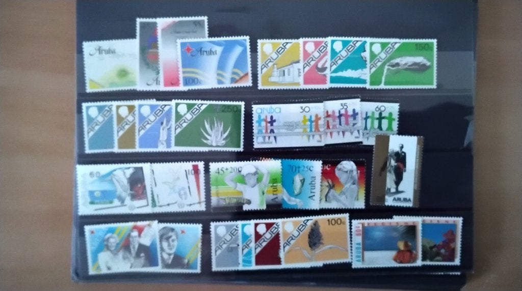 Verzameling Aruba MNH., Envoi