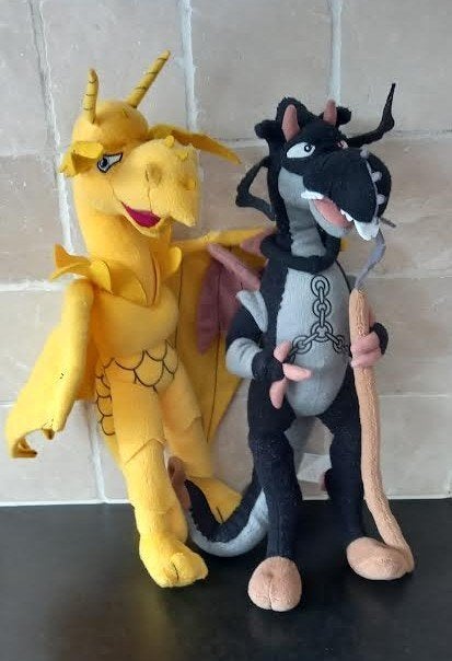 knuffel Drago, Ophalen of Verzenden, Zo goed als nieuw