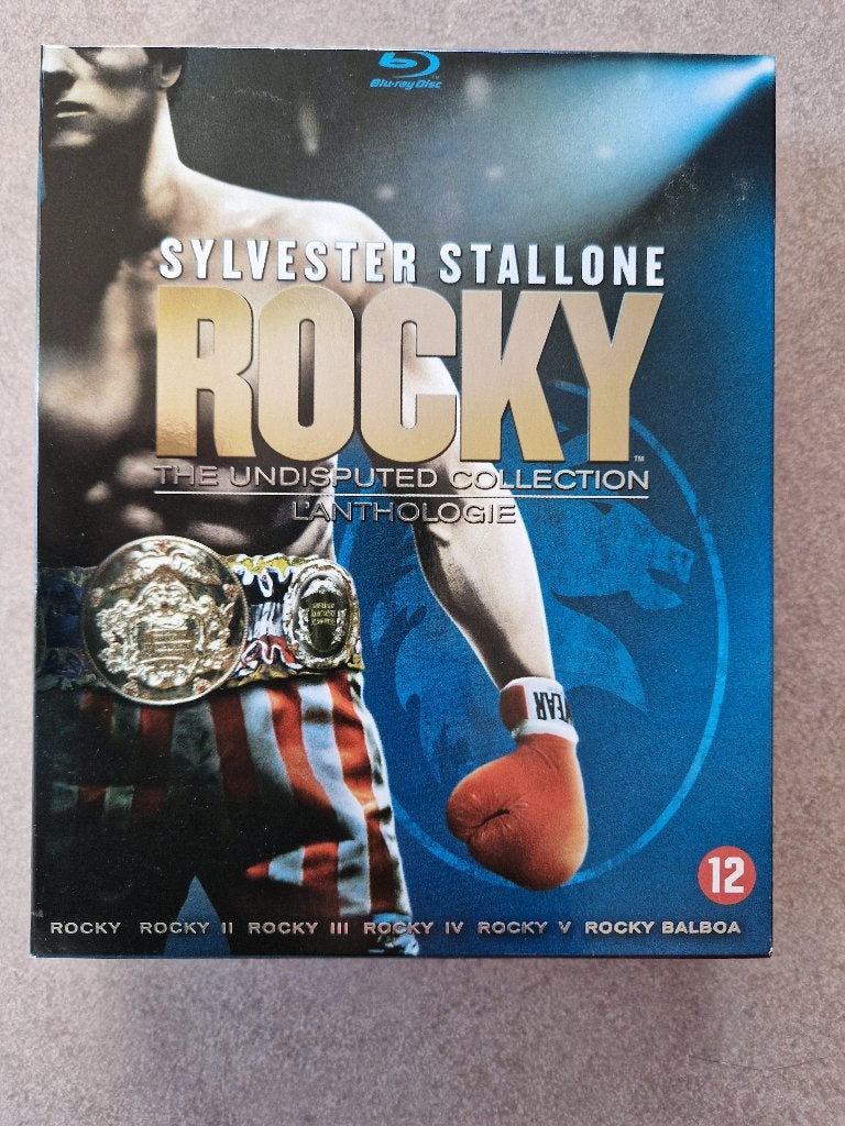Set van 6 Blu-Ray-films Rocky The Anthology - Stallone, Cd's en Dvd's, Alle leeftijden, Nederlands, Drama, Boxset