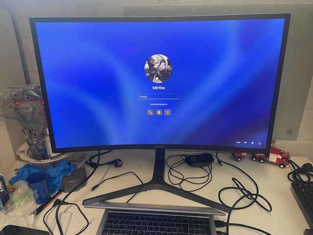 Moniteur de jeu QLED incurvé Samsung 32 pouces, Informatique & Logiciels, Enlèvement ou Envoi, Comme neuf, Gaming