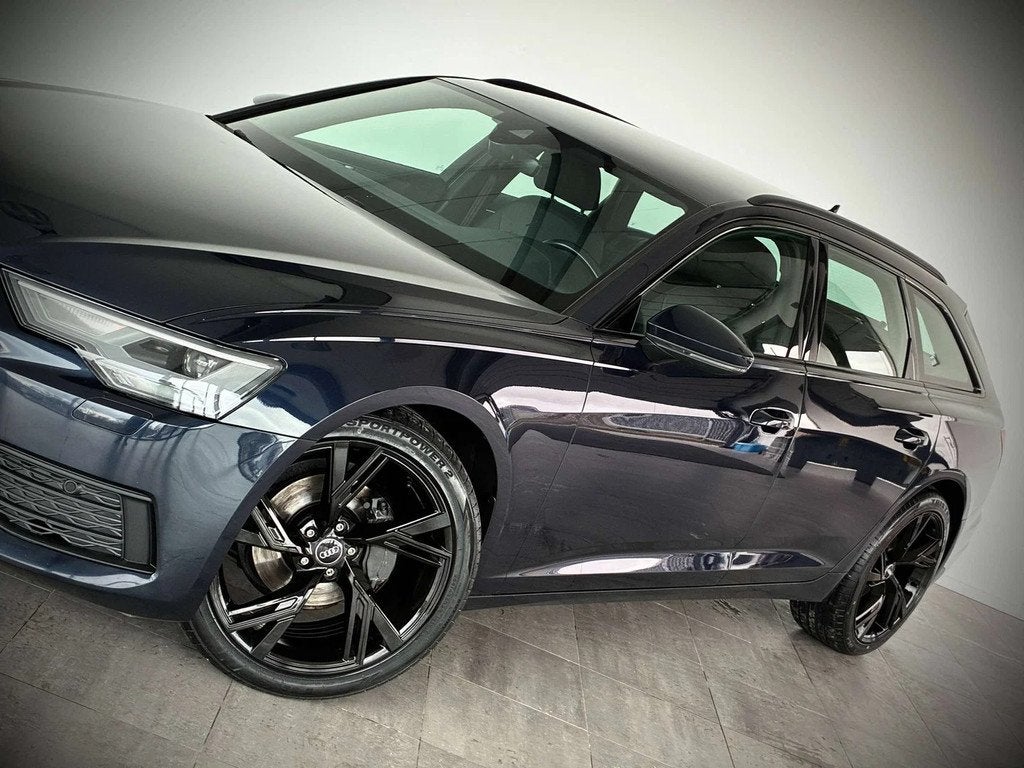 Audi A6 BREAK 2.0 TDi SPORT-1ERPRO-GPS-CUIR-ATTELAGE-PDC, Auto's, Audi, Gebruikt, 4 cilinders, 22850 kg, Leder