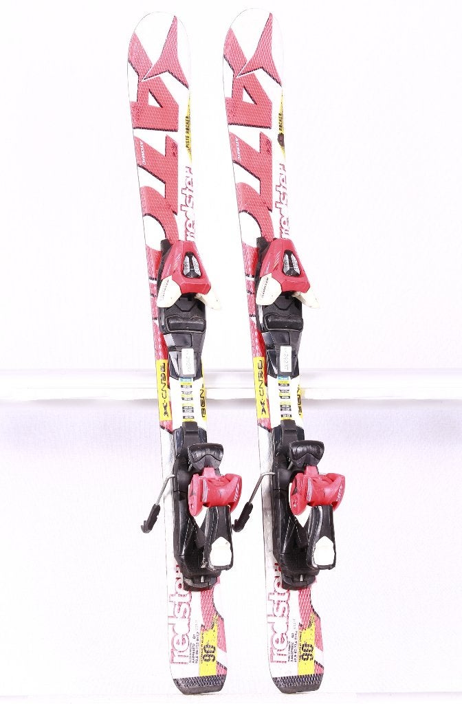 90 cm kinder ski's ATOMIC REDSTER, white, piste rocker, Sport en Fitness, Gebruikt, Verzenden, Carve, Atomic